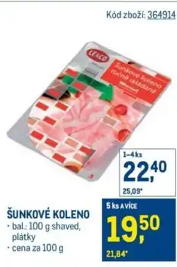 Makro Šunkové koleno nabídka