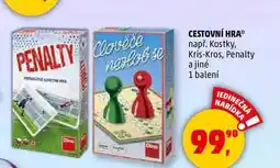 Penny Market CESTOVNÍ HRA např. Kostky, Kris-Kros, Penalty a jiné, 1 balení nabídka