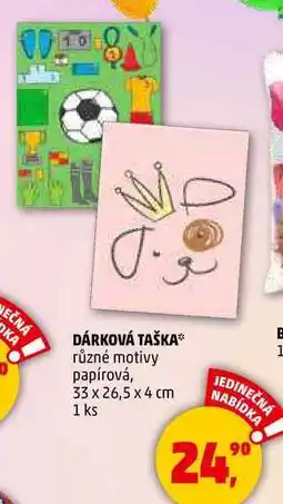 Penny Market DÁRKOVÁ TAŠKA různé motivy papírová, 33 x 26,5 x 4 cm, 1 ks nabídka