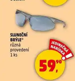 Penny Market SLUNEČNÍ BRÝLE různá provedení, 1 ks nabídka