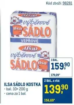 Makro Ilsa sádlo kostka nabídka
