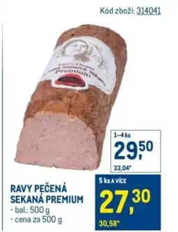 Makro Ravy pečená sekaná premium nabídka