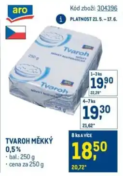 Makro Aro Tvaroh měkký 0.5% nabídka