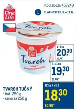 Makro Fine Life Tvaroh tučný nabídka