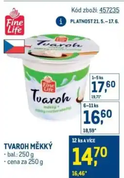Makro Fine Life Tvaroh měkký nabídka
