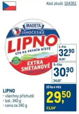 Makro Madeta Lipno nabídka