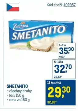 Makro Smetanito nabídka