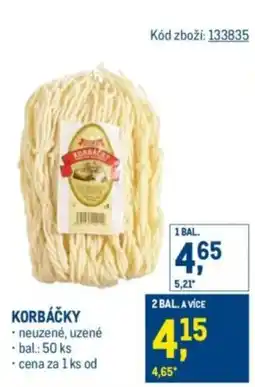 Makro Korbáčky nabídka