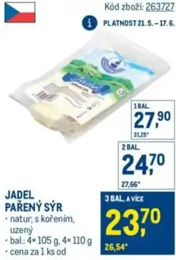 Makro Jadel pařený sýr nabídka