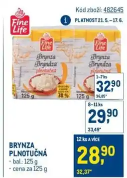 Makro Brynza plnotučná nabídka