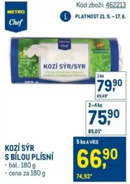 Makro Kozí sýr s bílou plísní nabídka