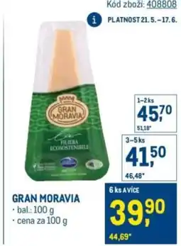 Makro Gran moravia nabídka