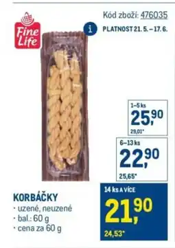 Makro Fine Life Korbáčky nabídka