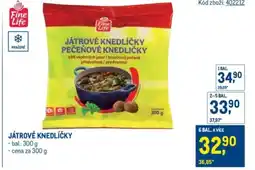 Makro Fine Life Játrové knedlíčky nabídka