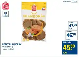 Makro Fine Life Český bramborák nabídka