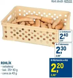 Makro Rohlík nabídka
