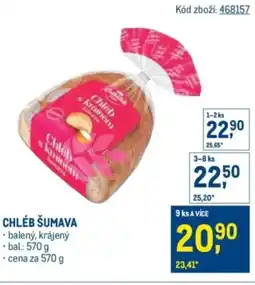 Makro Chléb šumava nabídka