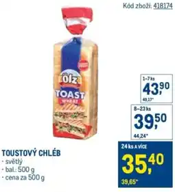 Makro Aro Toustový chléb nabídka