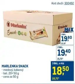 Makro Marlenka snack nabídka
