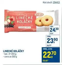 Linecké koláčky