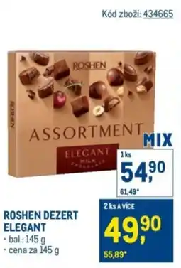 Makro Roshen dezert elegant nabídka