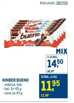 Makro Kinder bueno nabídka