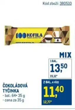 Makro Čokoládová tyčinka nabídka