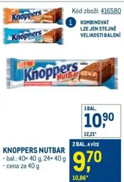 Makro Knoppers nutbar nabídka