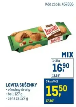 Makro Lovita sušenky nabídka