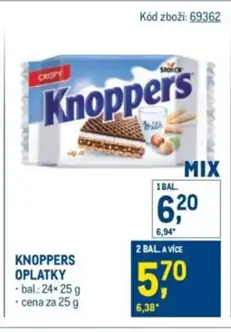 Makro Knoppers oplatky nabídka