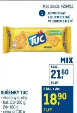 Makro Sušenky tuc nabídka