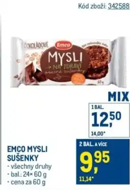 Makro Emco mysli sušenky nabídka