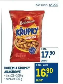 Makro Bohemia krupky arašidové nabídka