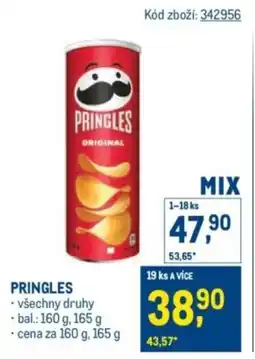 Makro Pringles nabídka