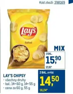 Makro Lay's chipsy nabídka