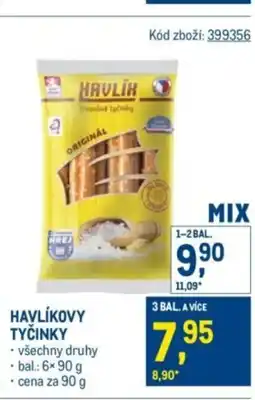 Makro Havlíkovy tyčinky nabídka