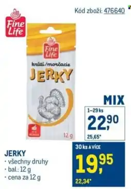 Makro Fine Life Jerky nabídka