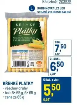 Makro Křehké plátky nabídka