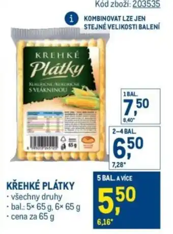 Makro Křehké plátky nabídka