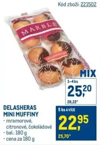 Makro Delasheras mini muffiny nabídka