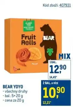 Makro Bear yoyo nabídka