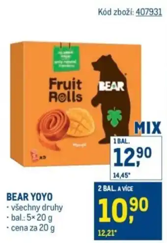 Makro Bear yoyo nabídka