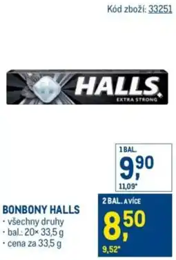 Makro Bonbony halls nabídka
