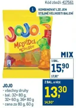 Makro JOJO nabídka