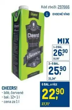 Makro Cheers! nabídka