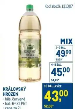 Makro Královský hrozen nabídka