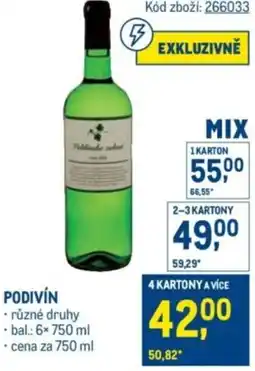 Makro PODIVÍN nabídka
