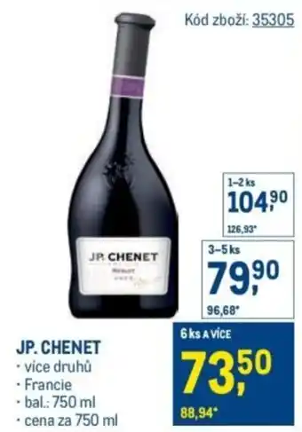 Makro JP. CHENET nabídka