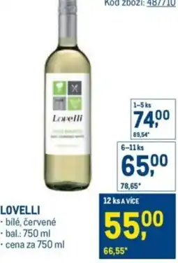 Makro LOVELLI nabídka
