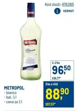 Makro METROPOL nabídka